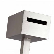 Freestanding letterbox a Ned  by Robert Plumb