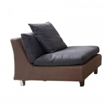 Vizcaya Designer Sofa 1 seater 95 cm with fabric cover by Prodigg