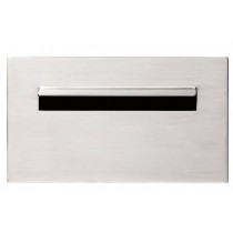 Mr Kelly wall integrated letterbox by Robert Plumb