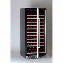 Wine cabinet 110 BTL Single Zone Glass SS Trim V110SG e ss by Vintec