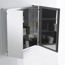 Spaci M Designer Aluminium Mirror Cabinet 630mm by Prodigg